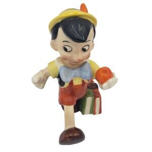 Goebel Pinocchio Germany Walt Disney Character Figurine Walking w/Apple
